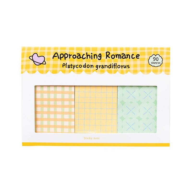New New Plaid Combination Note Romance Series Hand Account Decoration Basic Material Paper Note Paper Stationery Stationery