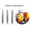5pcs Chainsaw Sharpening Stone Chain Saw Sharpener Diamond Grinding Tool with Wrench Grinding Heads 4mm/4.8mm/5.5mm