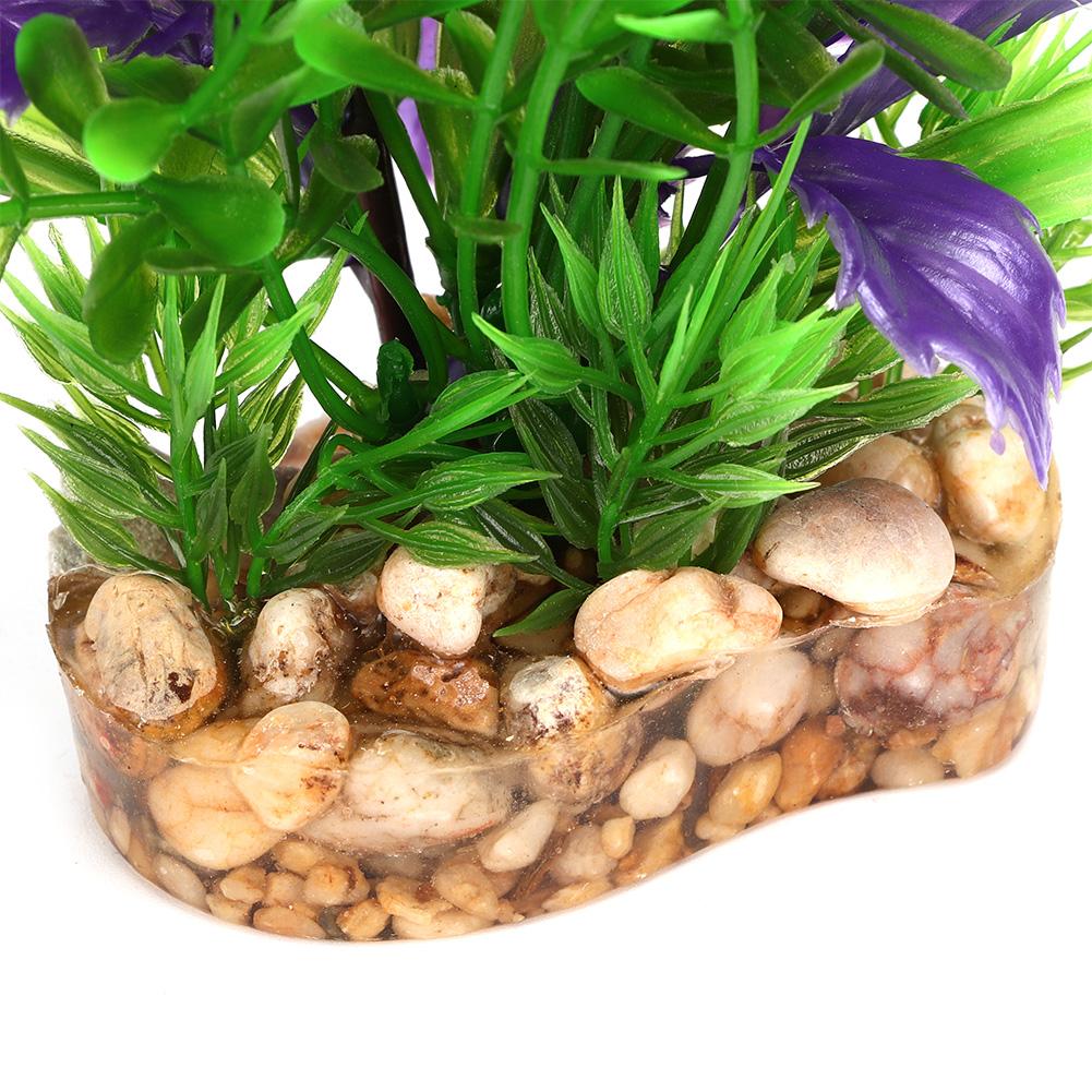 Aquarium Decoration Artificial Plastic Water Plants Grass for Fish Landscape