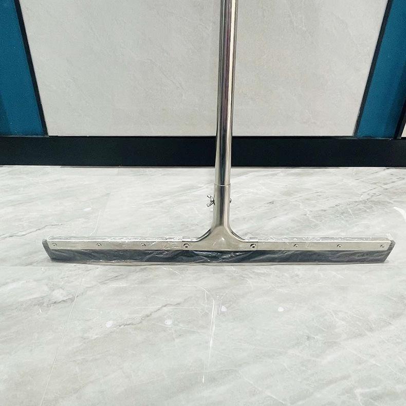 Large Black Rubber Floor Squeegee and Scraper for Commercial and Home Cleaning