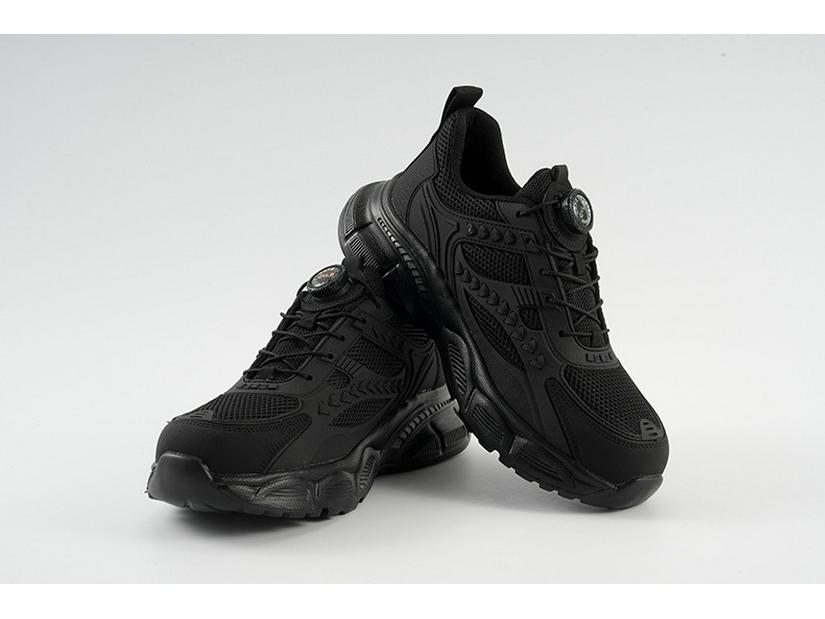 Men's Breathable Steel Toe Safety Shoes – Wear-Resistant, Anti-Smash, Anti-Puncture, All-Season Protection for Construction Sites