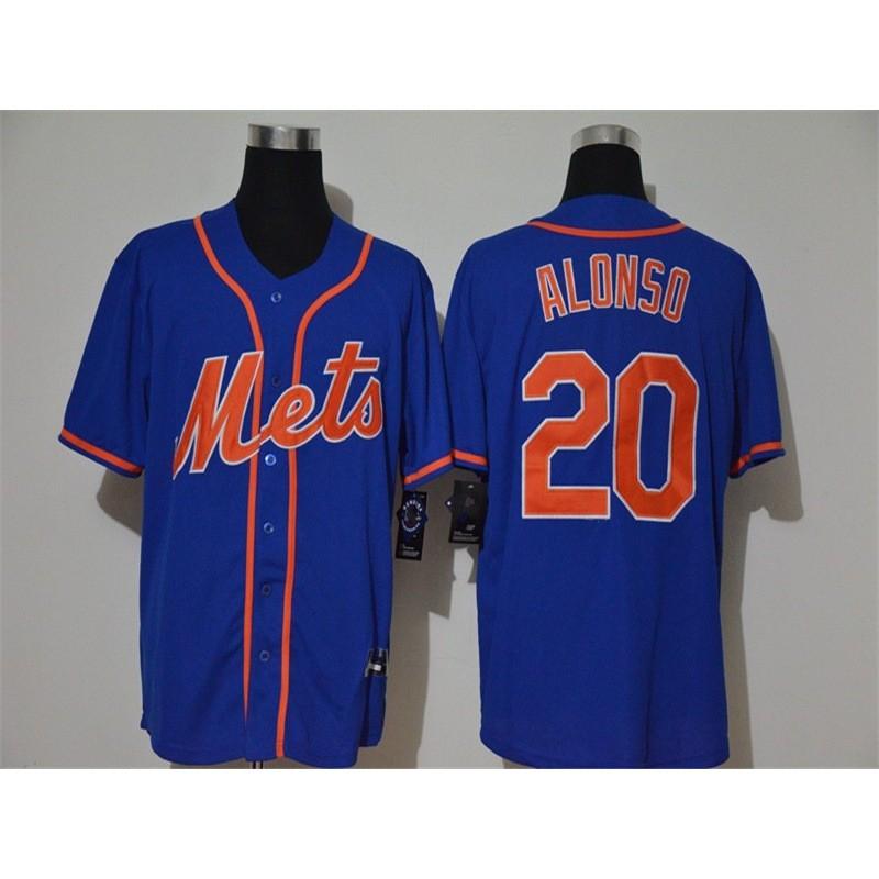 New York Mets MLB Baseball Jersey Unisex Stitched Fan Apparel Custom Number 12 18 20 48