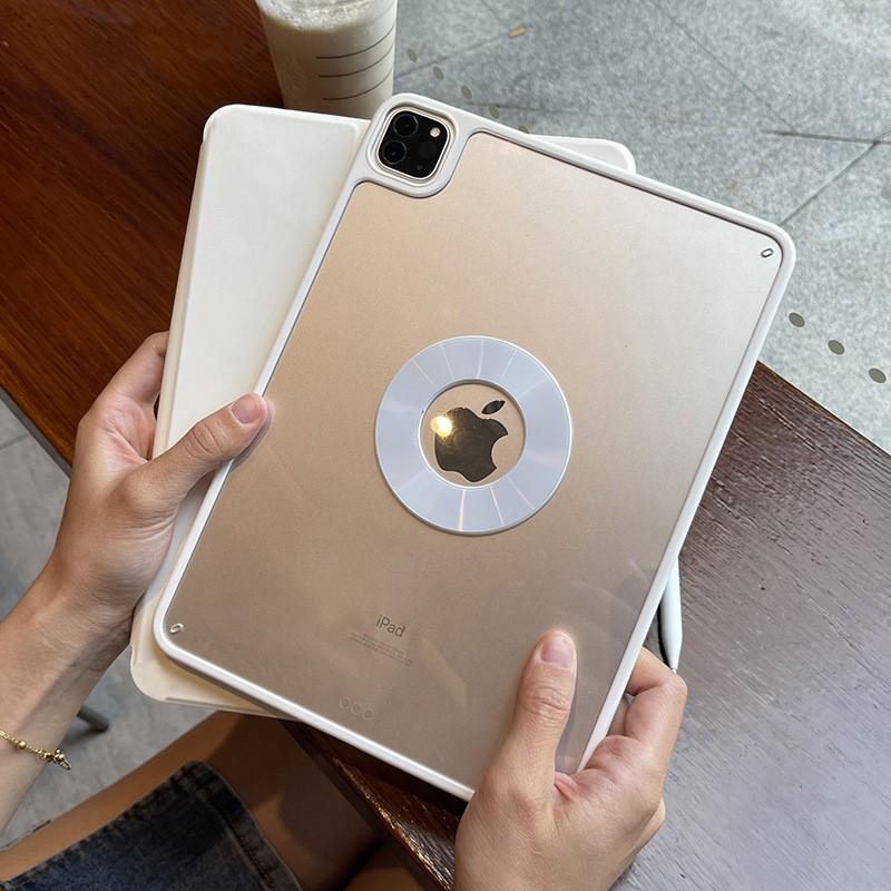 Slim Magnetic Folio Case IPad Pro Air 8 10th Gen 10.2 Inch With Stand Support No Pencil Slot Acrylic Full Cover