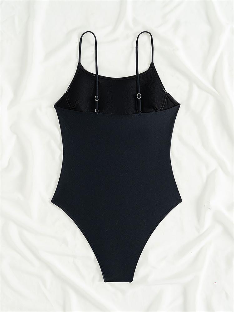 Maillot de bain une pièce sexy pour femmes Maillots de bain pour femmes 2025 Patchwork Monokini Body Push Up Maillot de bain Bandage Maillot de bain Été