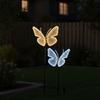 40/60cm LED Butterfly Light Static Waterproof LED Fluttering Butterfly LED Simulated Butterfly Decor Holiday Party Decor