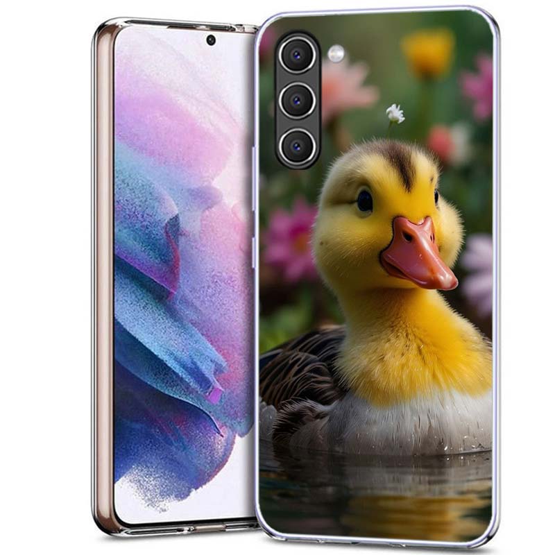 Yellow Duck Phone Case for Samsung A54 A14 A24 A34 A17 A37 A57 A55 A35 A25 A15 A13 A23 A33 A53 A07 A05S A04S A03 A73 Galaxy Note
