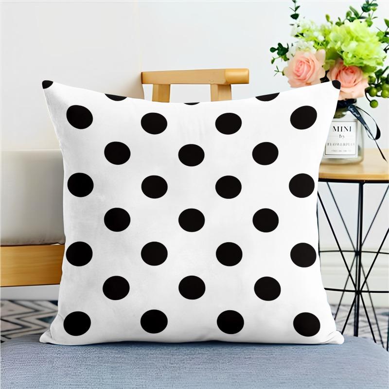 Colorful Polka Dot Simple Pillowcase Dormitory Decoration Office Living Room Home Pillowcase