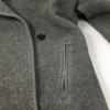 Giacometti Wool Pea Coat Gray Size 2 Made in Japan(USED)