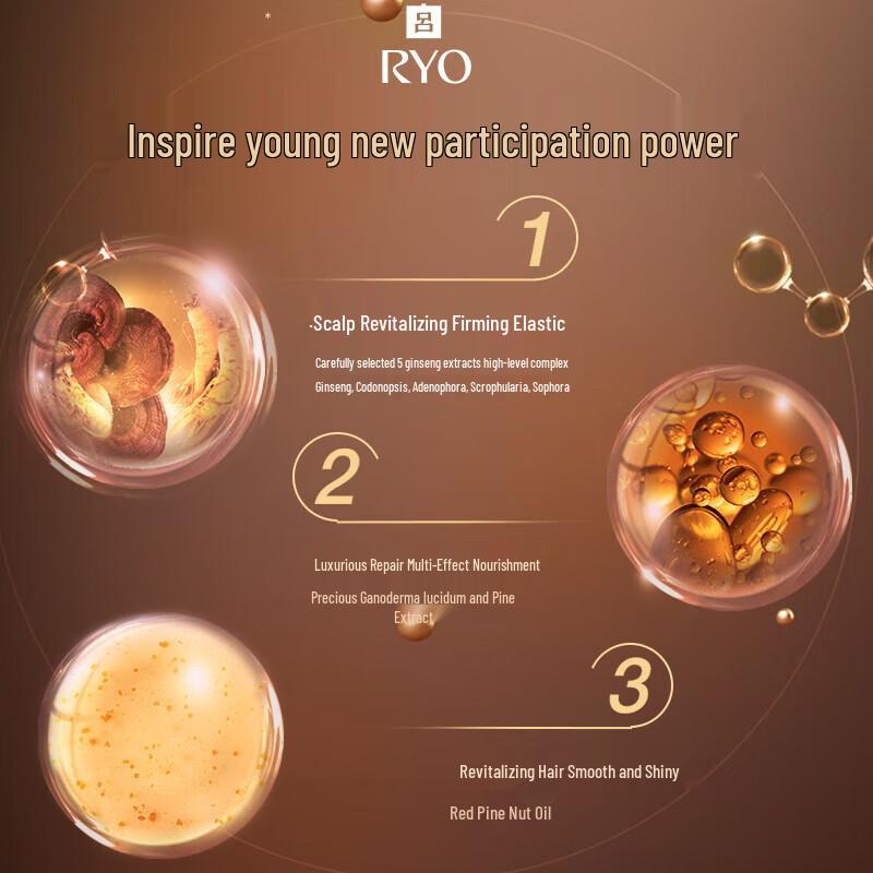 Ryo Hair Strengthening & Repair Shampoo