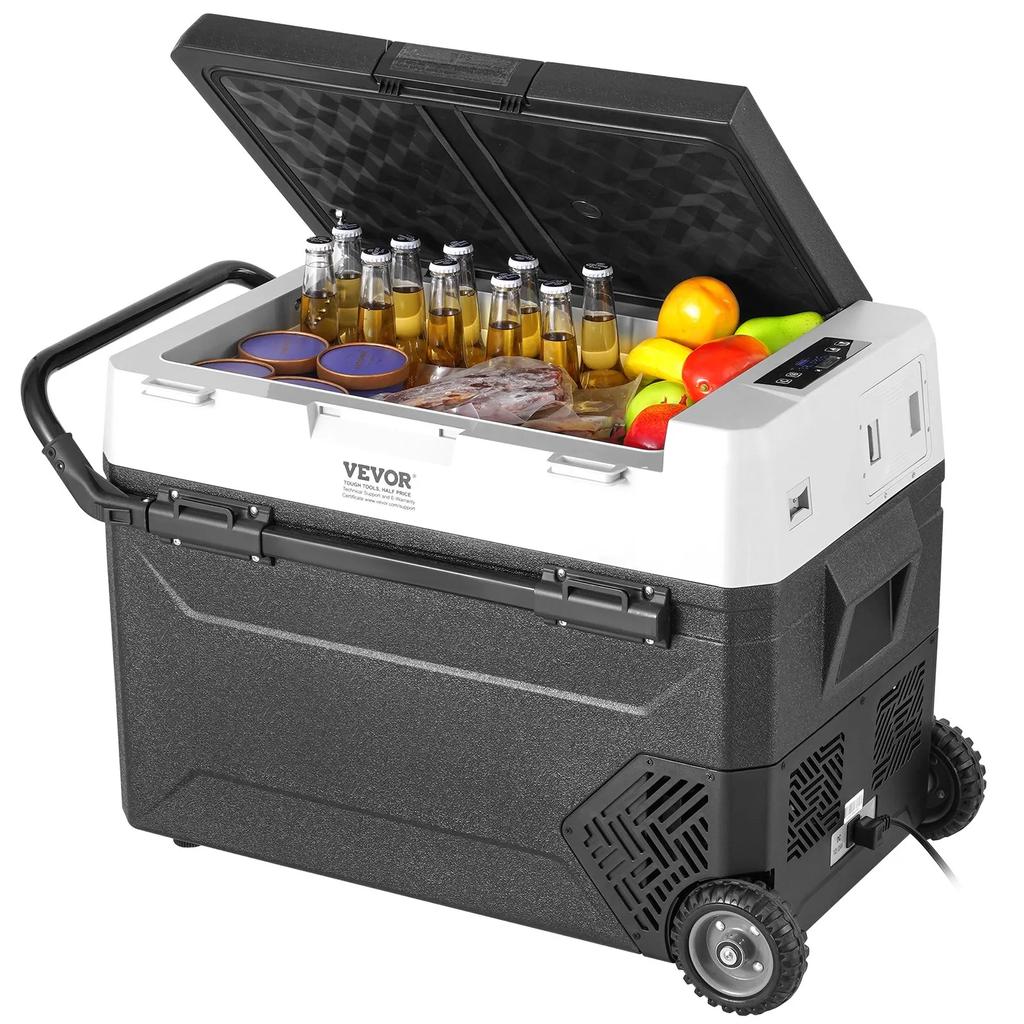 VEVOR Portable Car Refrigerator, 12 Volt Car Refrigerator Fridge, 60 L / 63.4 QT Single Zone Portable Freezer