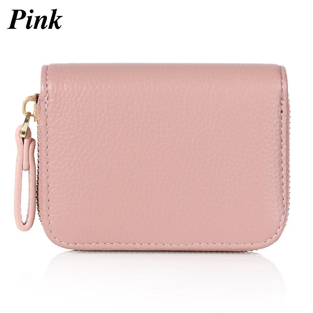 Lady Accessories Anti-theft Multifunction RFID Coin Purse Wallet Organ Card Case Card Holder розовый 1790₽