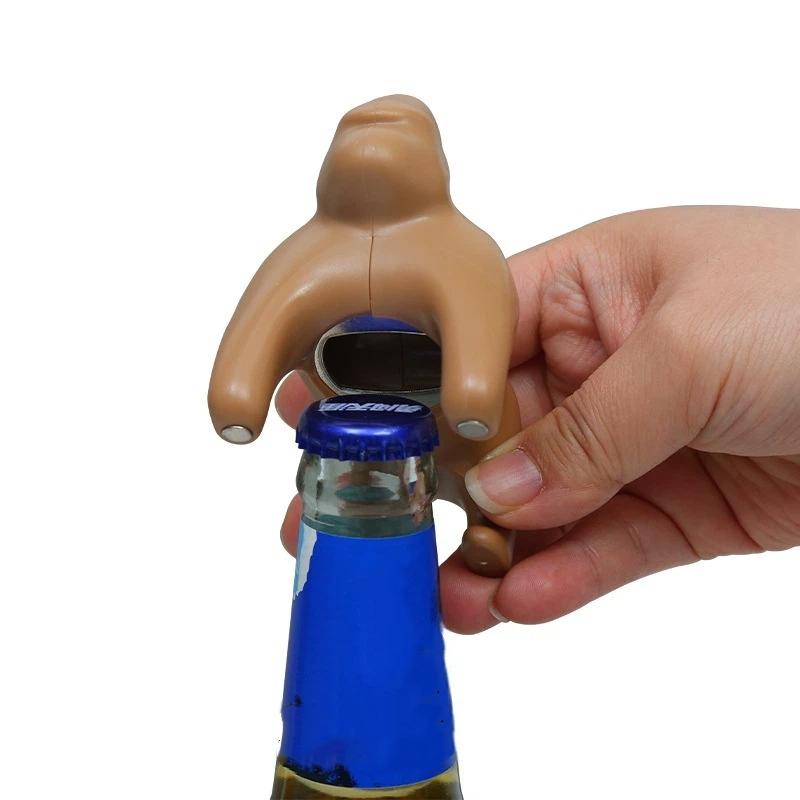 Gorilla Bottle Opener Magnet Creative Animal Beer Opener Durable Cap Remover for Fridge Home Bar Gift Idea