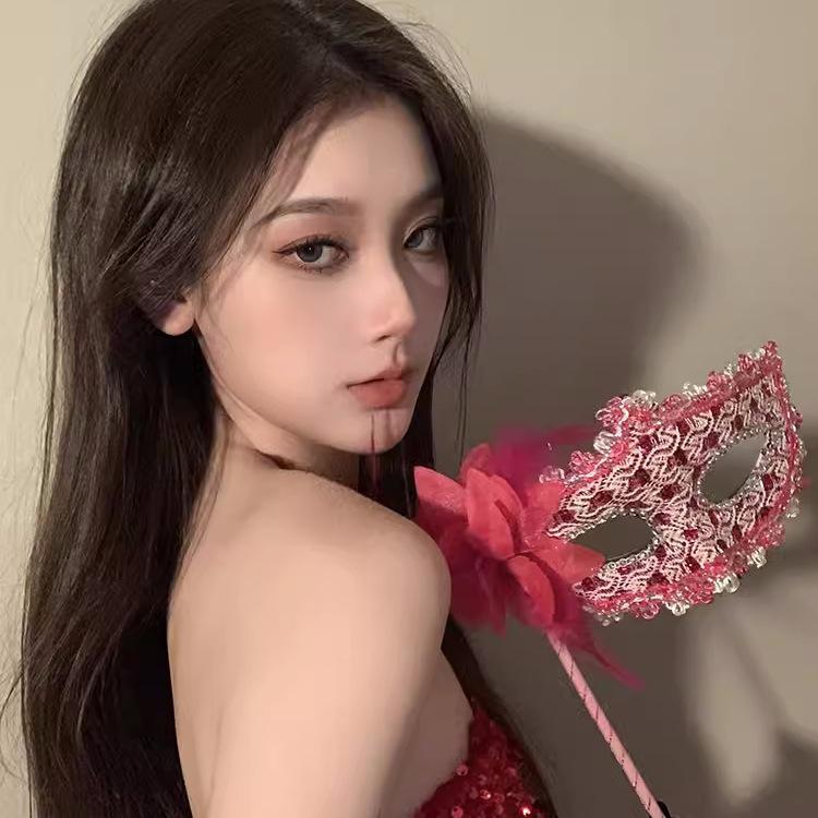 Maske, Maskerade Maske, Kvinners Maskerade Maske Blonder Øyemaske for Ball Proms, Halloween Karneval og Venetiansk Maskeradefest