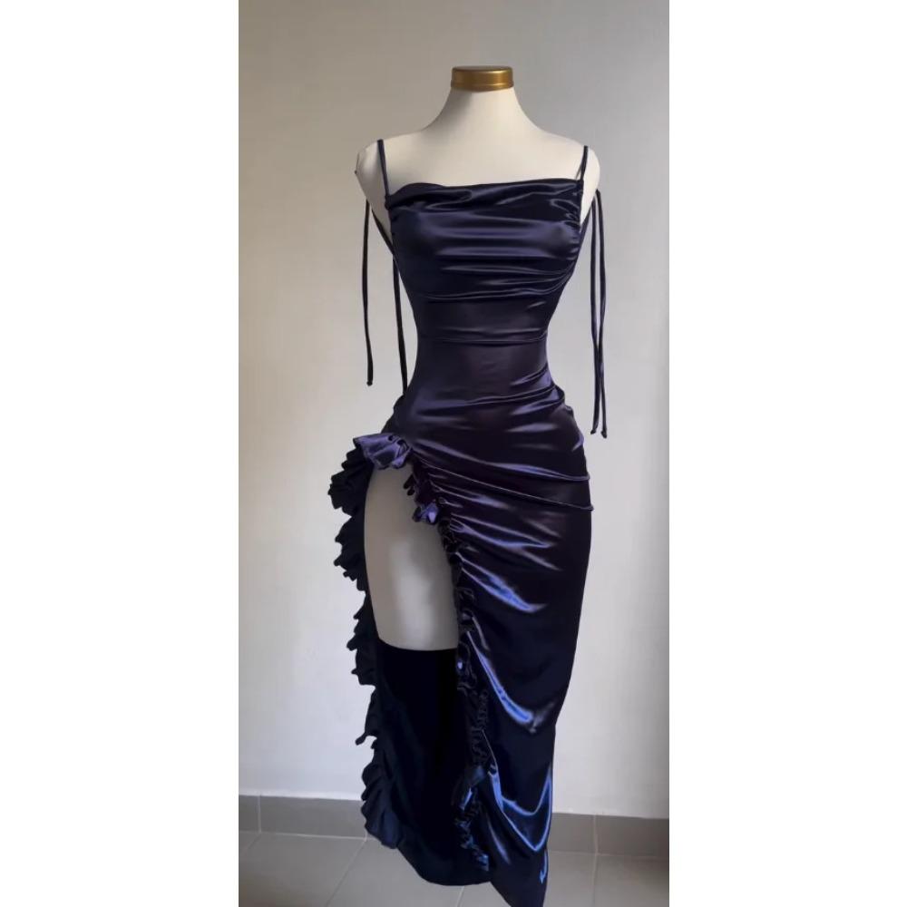 Europa y Estados Unidos Explosivo Nuevo Vestido Transfronterizo Verano Sentido Senior Y2K Sexy Halter Vestido de Chica SpiAe