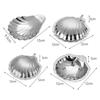Shell Shape Fruit Snack Dish 304 Stainless Steel Snack Disc Creative Dessert Plate  Home