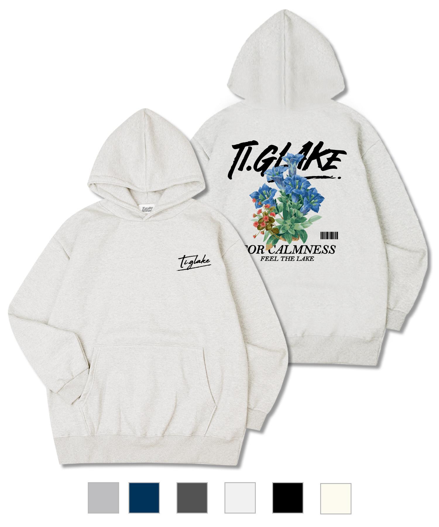 Tee Glake Morning Glory Oversized Fleece Hoodie Black/L