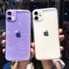 Popular Application iPhone12Pro Fine Hole Glitter Eye Protection TPU Mobile Phone Case Apple 11 Candy Color Soft Case