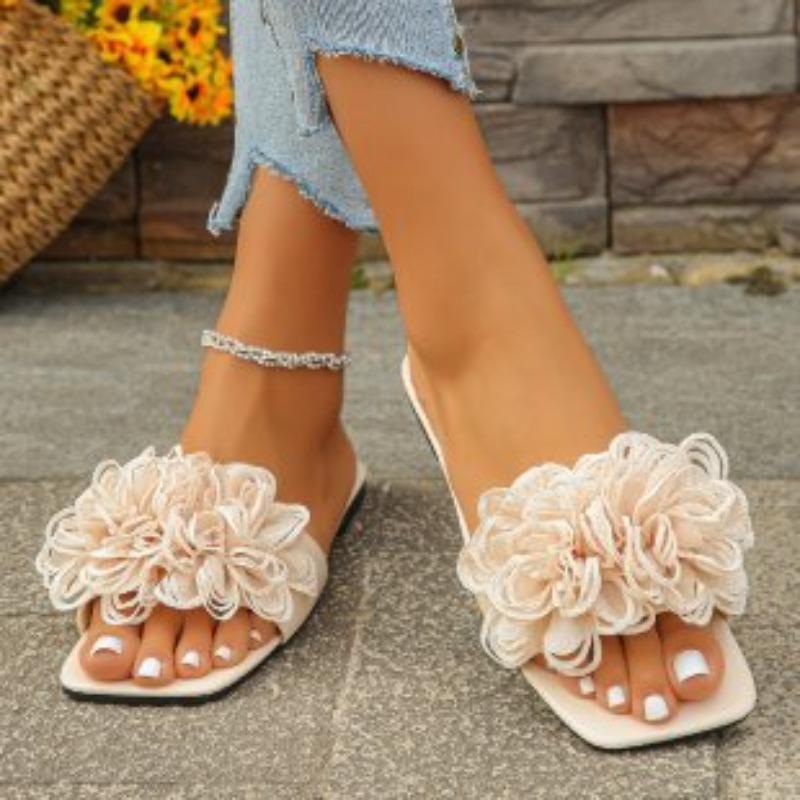 

New Large-sized Single-strap Flat Shoes for Women, Trendy and Stylish. 44 бежевий