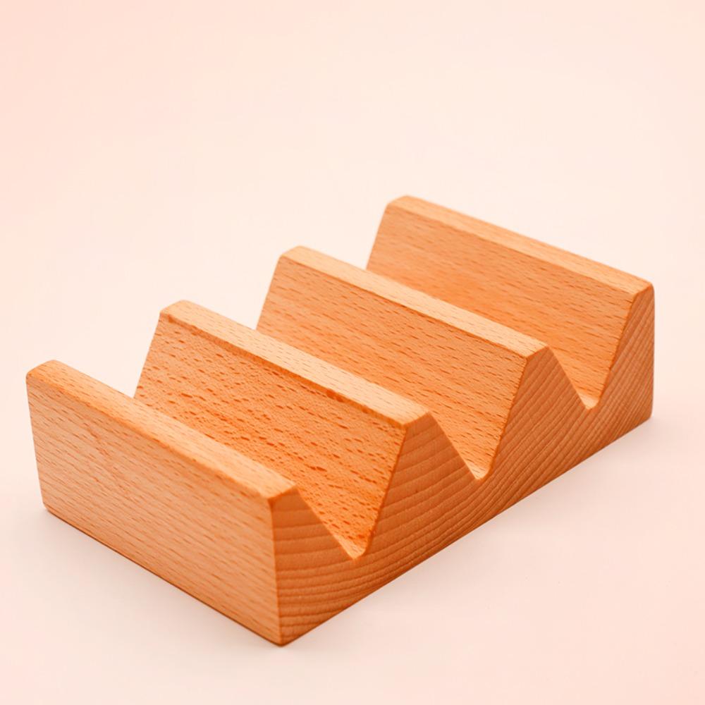 Stabile Taco-Platte Japanischer Stil Seeigelhalter Essens-Servierständer Holz-Sushi-Rack Hochzeit