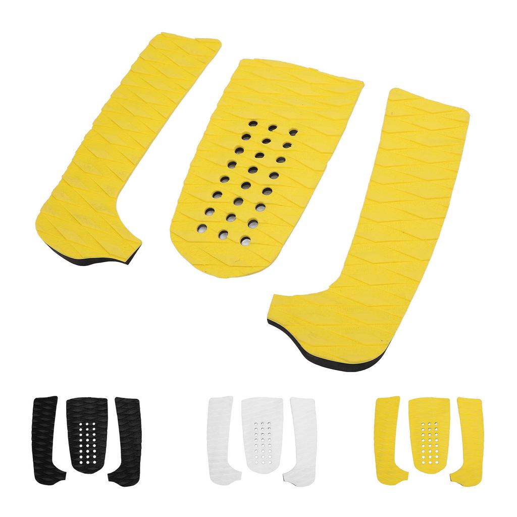 3PCS Surfboard Deck Traction Pads Anti Slip Front EVA Grip Pads for Paddleboard Longboard Shortboard