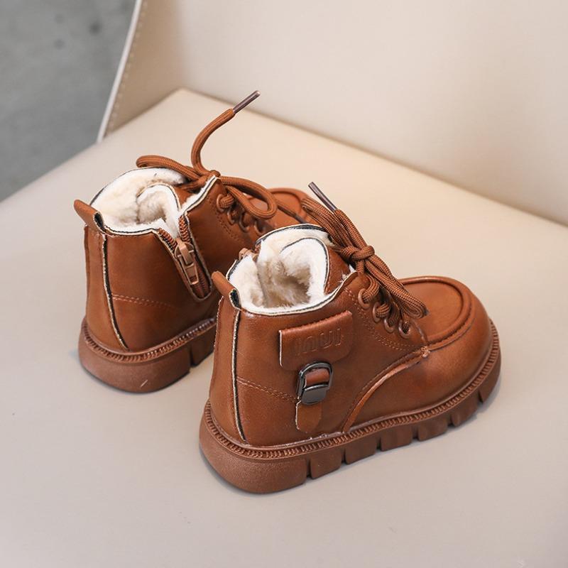 Elegant Kids Boots for Girls | Children's Martin Snow Boots, Fleece-Lined Warm Winter Boots for Toddlers Casual Kids Shoes