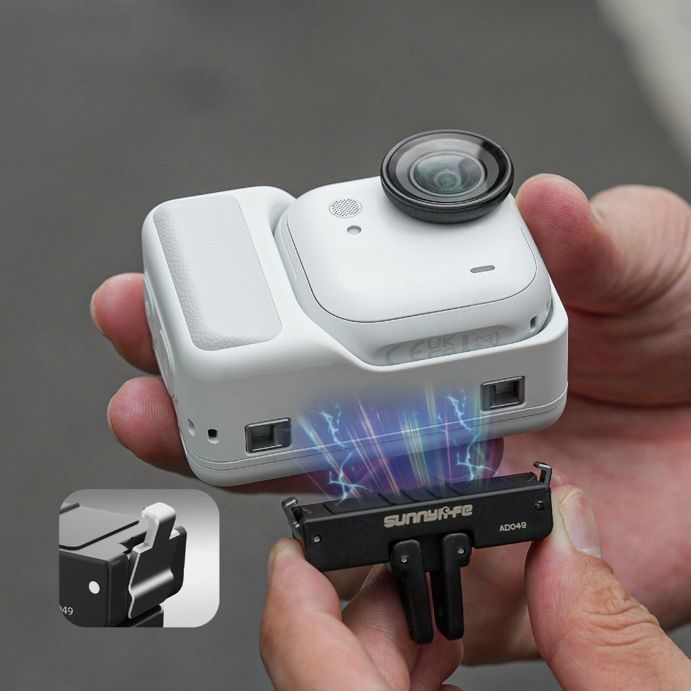 Aluminum Alloy Magnetic Mount Base for Insta360 Go Ultra Action Camera Accessories