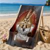 Custom Name Taz-Mania Devil's Roar Personalized Microfiber Beach Towel, Quick-Dry, Ideal for Summer Travel, Beach Essential, Swimming