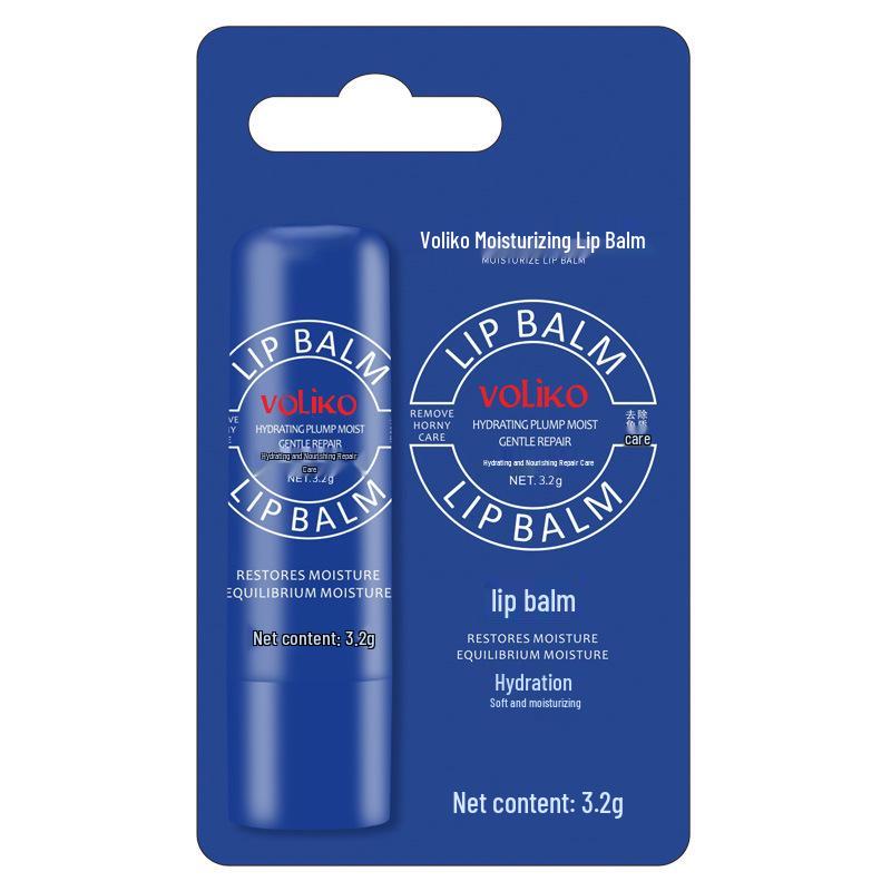 

Voliko Women s Moisturizing Lip Balm & Mask - Hydrates, Lightens Lip Lines, in Blue Bottle Standard