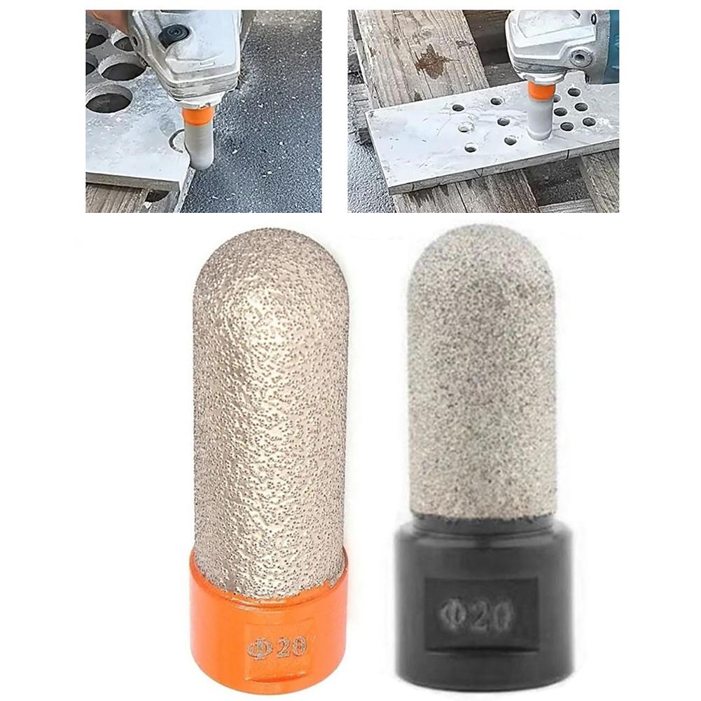 20mm Carbide Head Tile Grinding Tools Vacuum Brazed Mill 3-in-1 Functionality