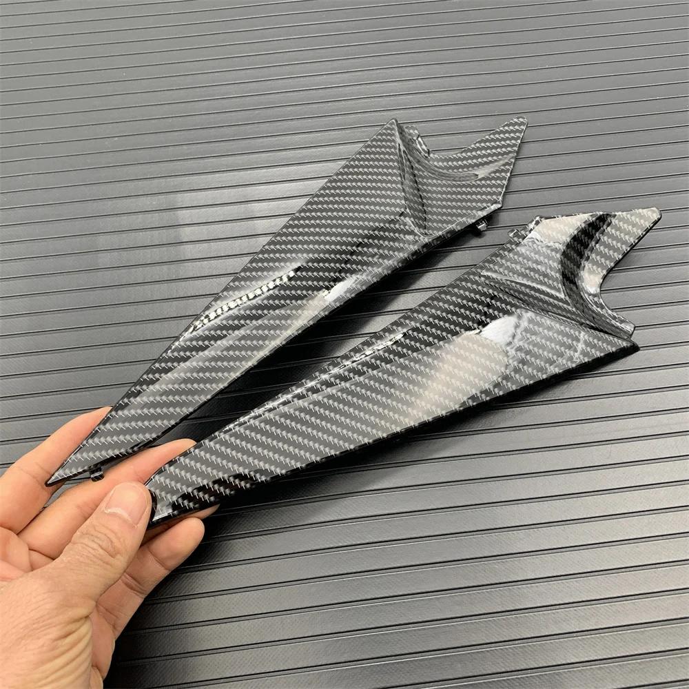 For Suzuki GSXR 600 GSXR 750 2008 2009 2010 Karbonfiberlakk Tank Sidepanel Kåpe Drivstofftank Deksel Trim