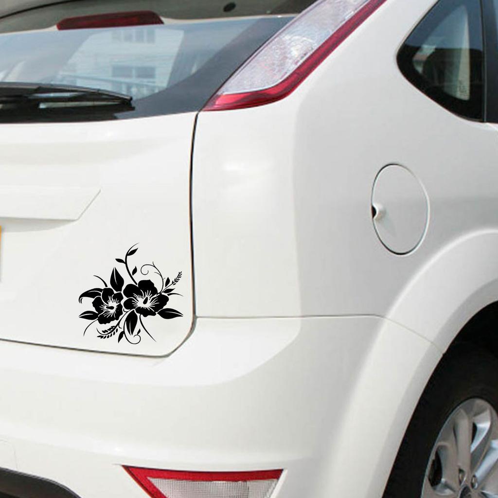 Flower Car Decal Automotive Exterior Decoration Stickers for Motorcycle Truck SUV