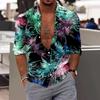 Tribal Pattern Long Sleeve Shirt, Casual Western Style, Ideal For Daily Wear