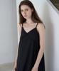 FROMWHERE Glow Layered Dress Black
