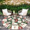 Christmas Kitten Pattern Round rug,Carpet Rug for Living Room Bedroom Playroom ,Non-slip Floor Mat,Holiday Gifts and Birthday Gifts.