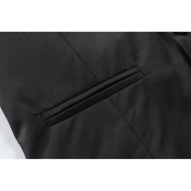 Podzim Zima Pánská Slim Vest Coat Suit Vesta Velká velikost