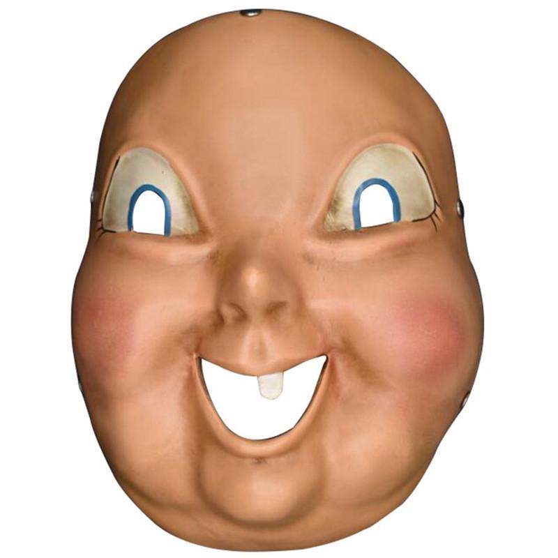 Happy Death Scary Day Mask Realistic Resin Horror Movie Costume For Fun Halloween