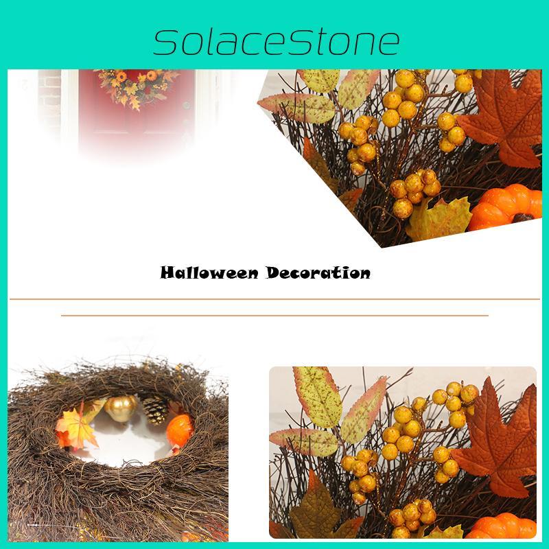 Simulation For Garland Wedding Home Party Decoration Fall Door Wreath Autumn