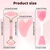 Natural Jade Facial Roller Scraping Board Set Face Neck Body Skin Care Beauty Tools Portable Rose Quartz Facial Massager Tools