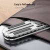 Foldable Aluminum Laptop and Tablet Stand with Cooling and Height Adjustment