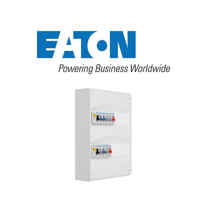 Tableau 2 rangées pré-équipé 1 interdiff 63A + 1 interdiff 40A + 9 disjoncteurs