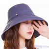 Cotton Linen Women's Sunshade Hat Wide Brim Windproof Hat Versatile Fisherman's Hat  Garden