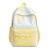 Schoolbag Korean Version Ins Splicing Backpack Women's Large-capacity High-value Cute Printed Student Schoolbag Sweet Versatile Backpack.
