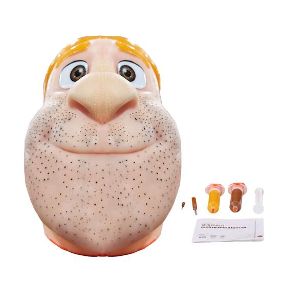 

Игрушка для снятия стресса, лопание прыщей, с запасной головой манекена, лопание акне, очищающая игрушка-непоседа, симулятор лица, удаление черных точек с носа, сенсорная игрушка