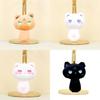 Adorable Plush Cat Keychain Soft And Cuddly Toy With Pp Cotton Filling 15 Cm