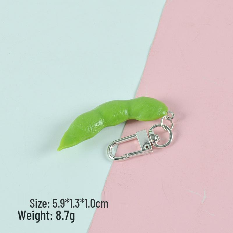 Набор брелоков с овощами: Подвески-еда: Чили, Брокколи, Чеснок - Уникальные Аксессуары для Сумок