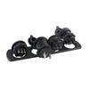 4 Holes Switch Panel Dual USB LED Port 12V Power Socket Digital Thermometer Voltmeter  for Boat Car Truck
