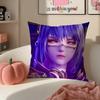 Fantasy Anime DDivine Seal Throne Cushion Cover Pillowcase Short Plush Invisible Zipper Room Sofa Cushion Cover