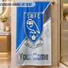 Beach TowelSheffield Wednesday FC Custom Name Text Personalized Soft Towel for Beach Pool Indoor Home Decor Gift