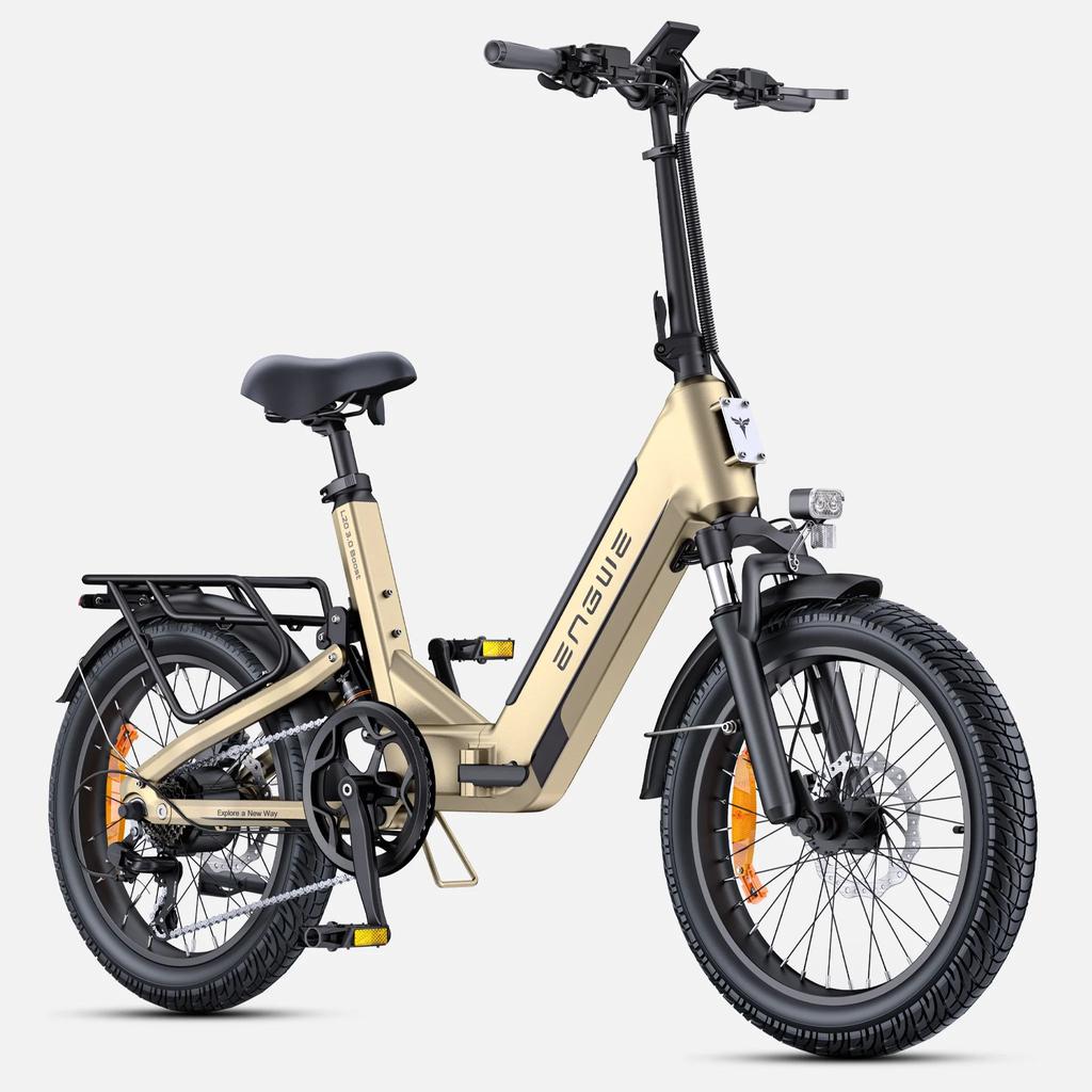 ENGWE L20 3.0 Pro Electric Bike 250W 48V 15Ah High Capacity Battery Full Suspension Fat Tires Hydraulic Disc Brakes 140 Km Long Range