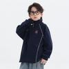 Boys' 2025 Winter Fleece-Lined Half-Zip Pullover Hoodie for Medium and Older Children
